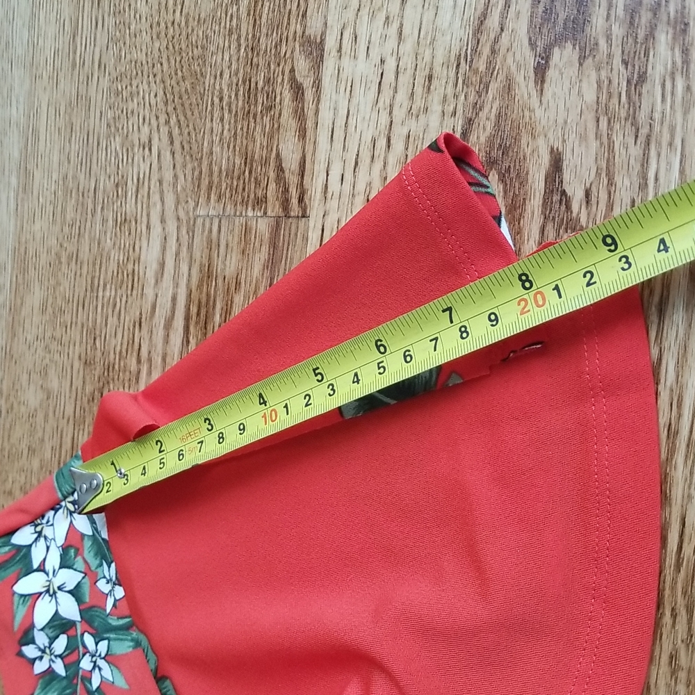 (XL) George Tropical Floral Print Slightly Sheer Flowy Beach Dress/Swim Cover Up - Picture 4 of 7